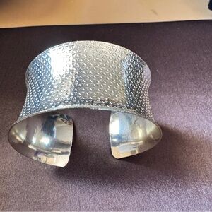 Silver Tone Cuff Bracelet